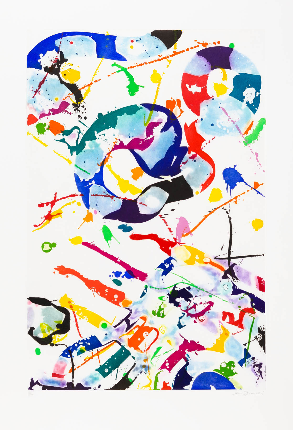 Untitled (SF-084) by Sam Francis