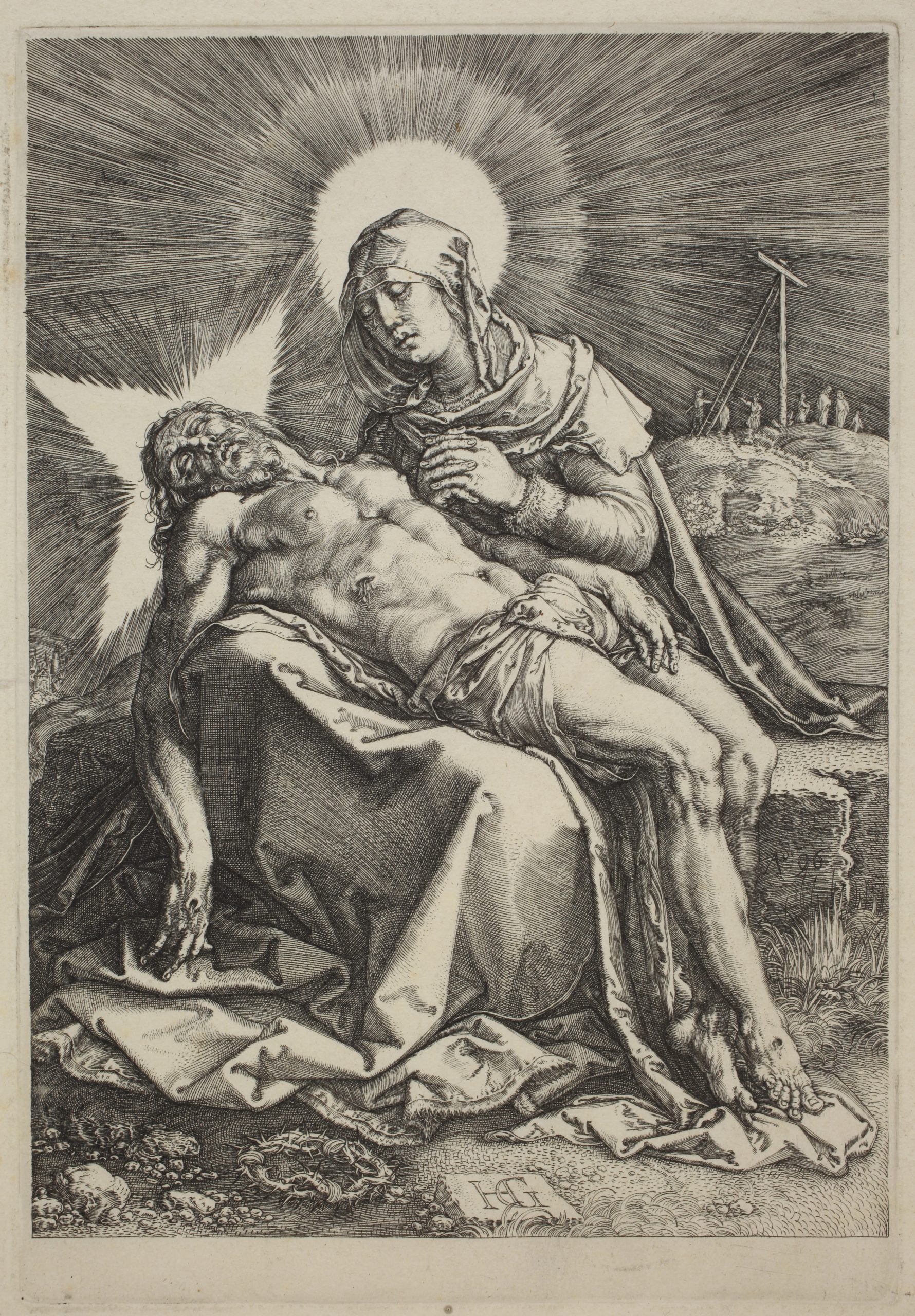 Pietà by Hendrik Goltzius