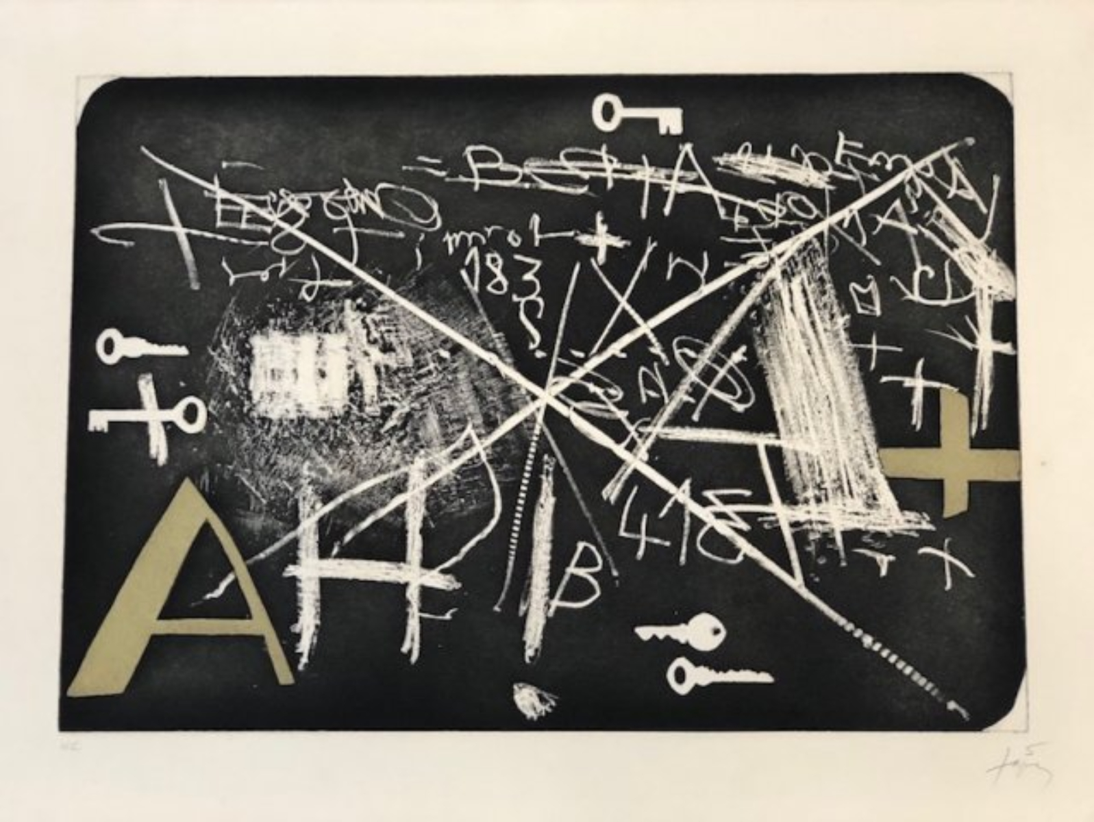 Esperit Catalá II by Antoni Tapies