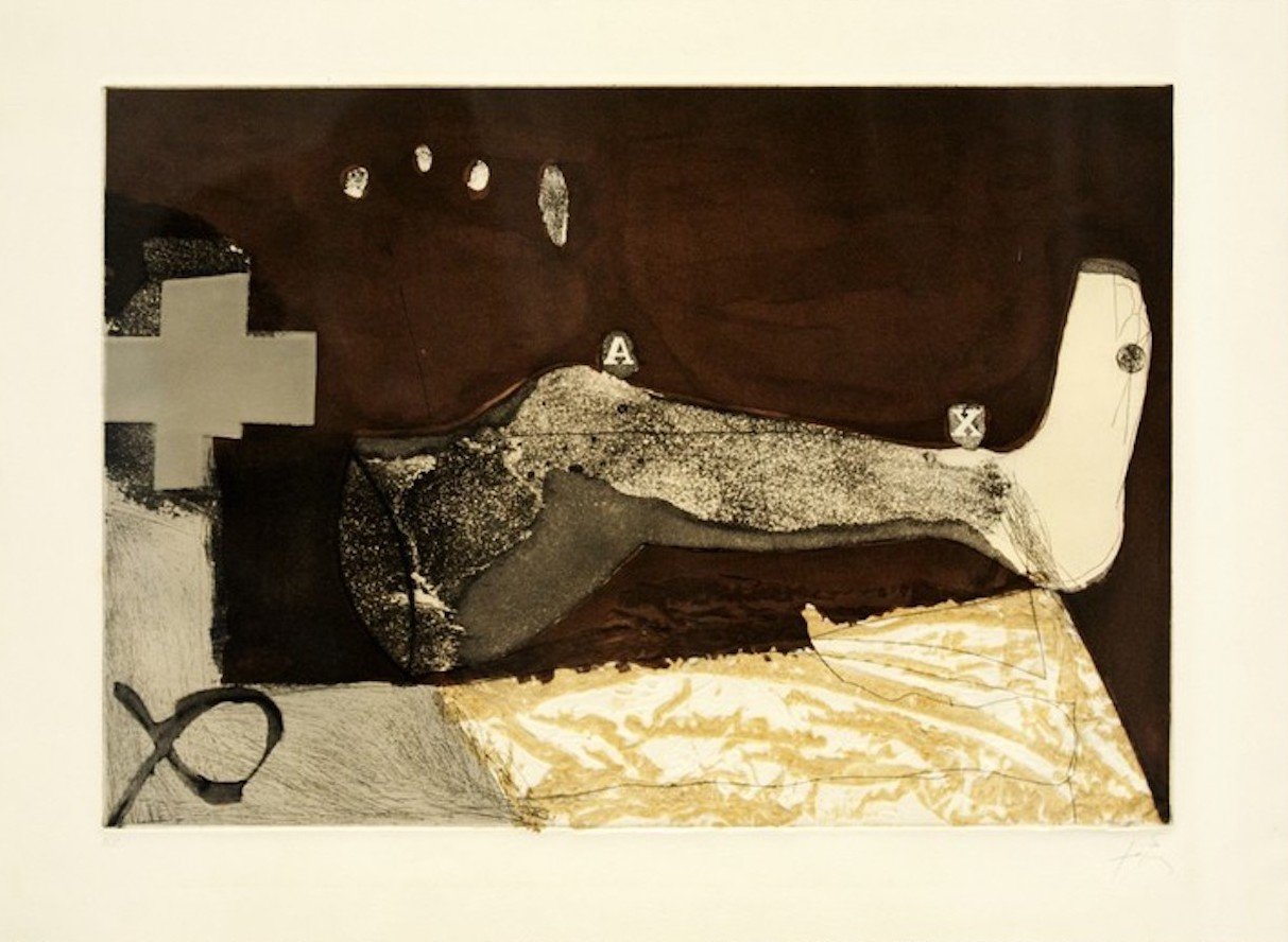 La cama by Antoni Tapies