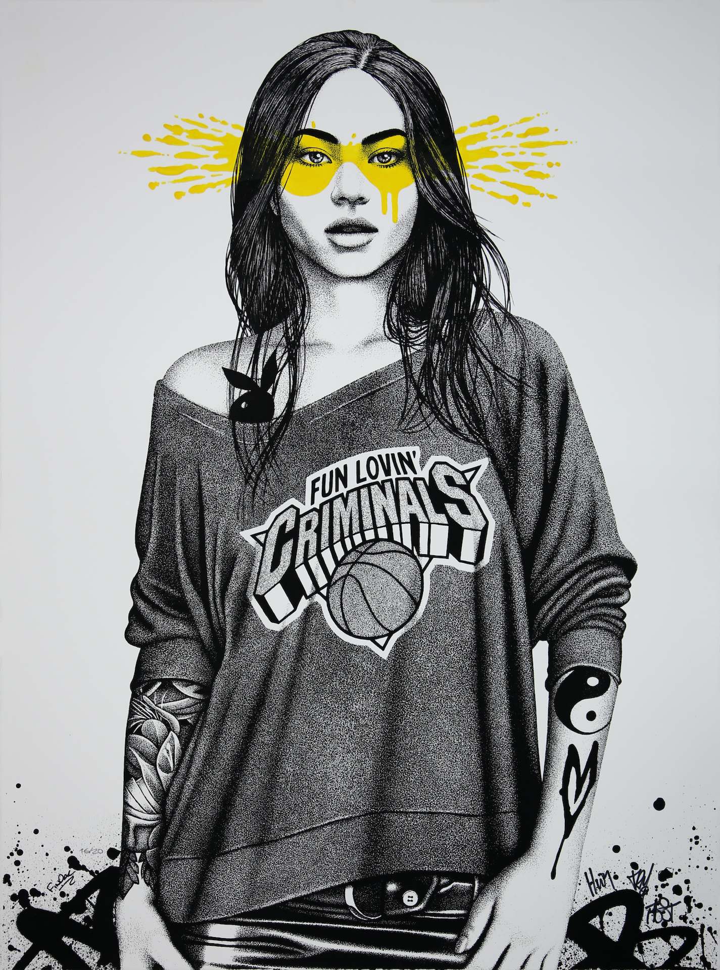 Coney Island Girl Come Find Yourself Yellow by Fin DAC