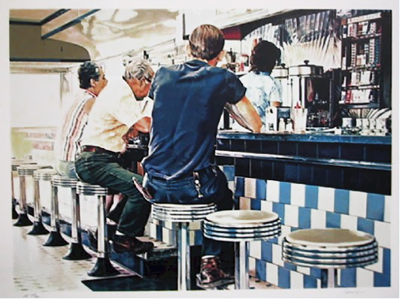 Tiled Lunch Counter by Ralph Goings