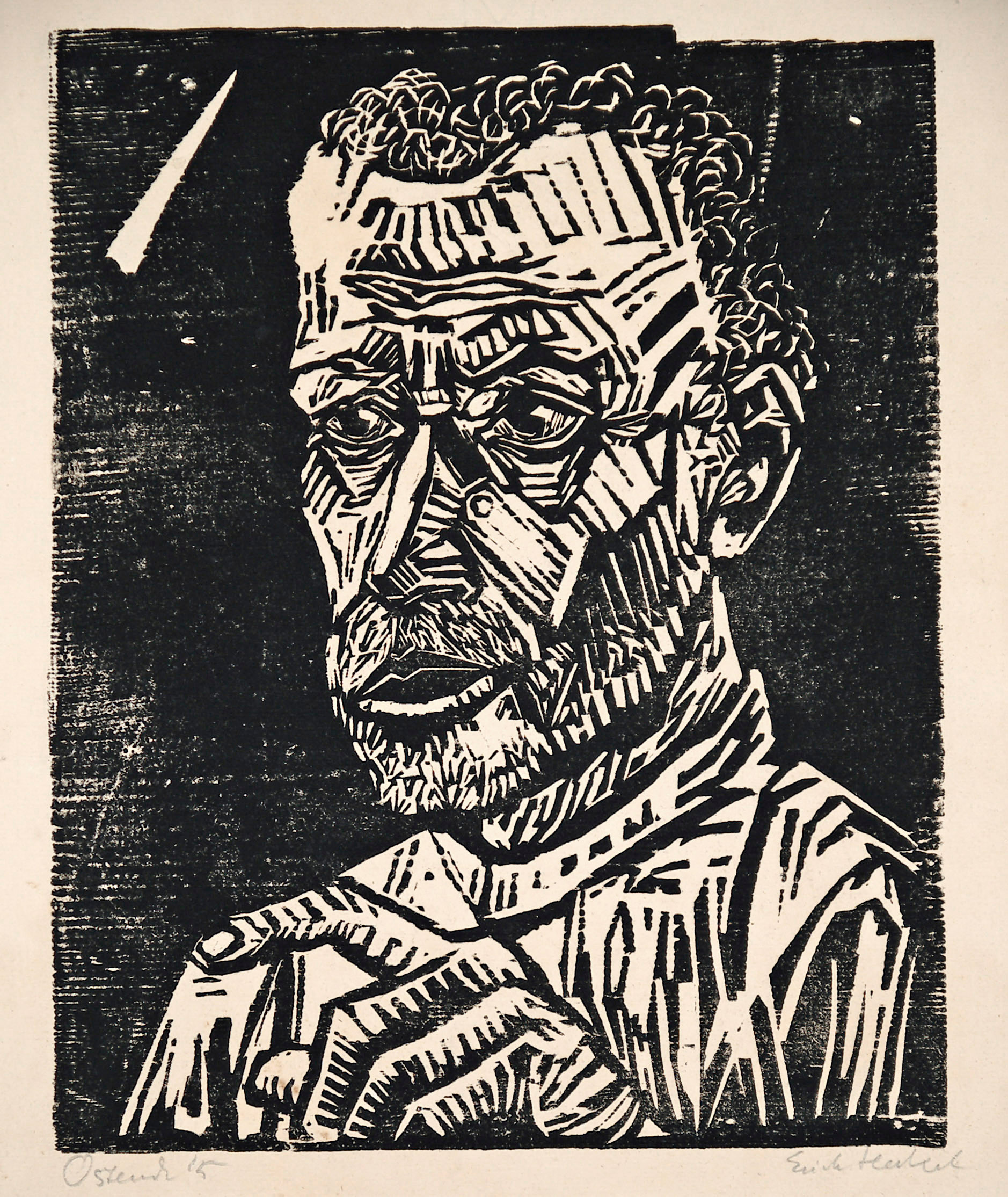 Ein Jünger (A Disciple) by Erich Heckel