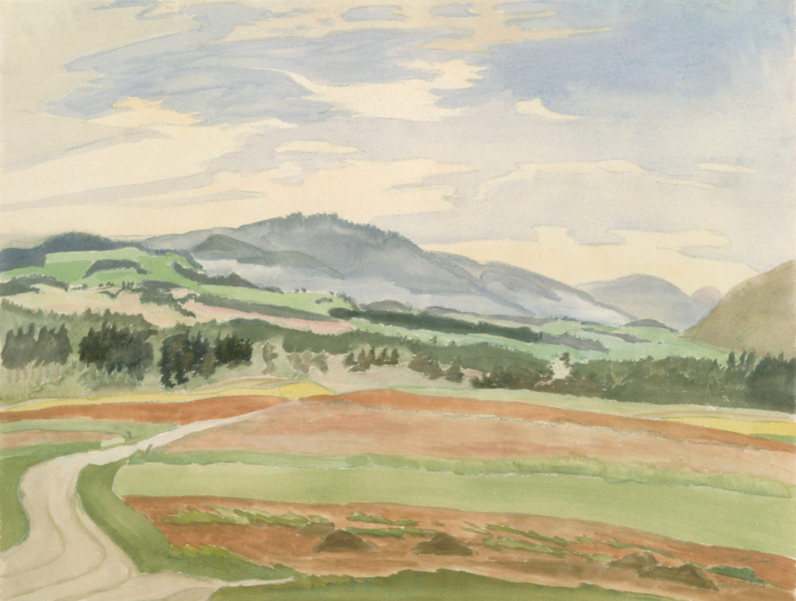 Feldweg (Field Path) by Erich Heckel