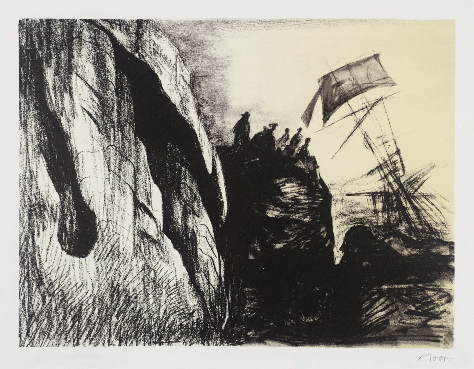 Shipwreck II by Henry Moore