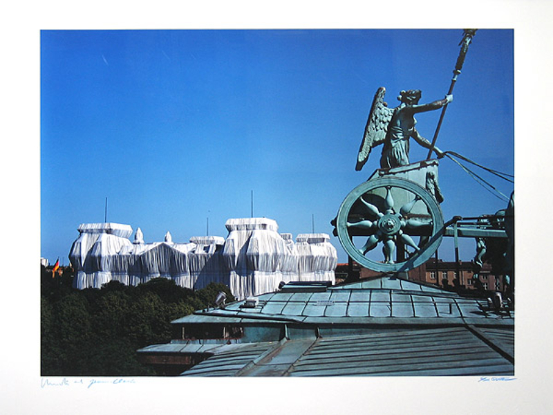 Reichstag/Berlin I Wrapped by Christo