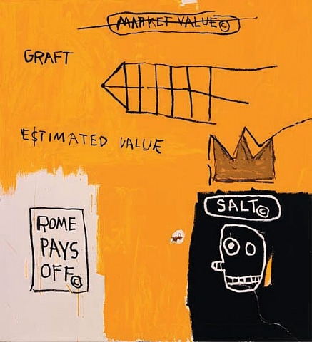 Rome Pays Off by Jean-Michel Basquiat