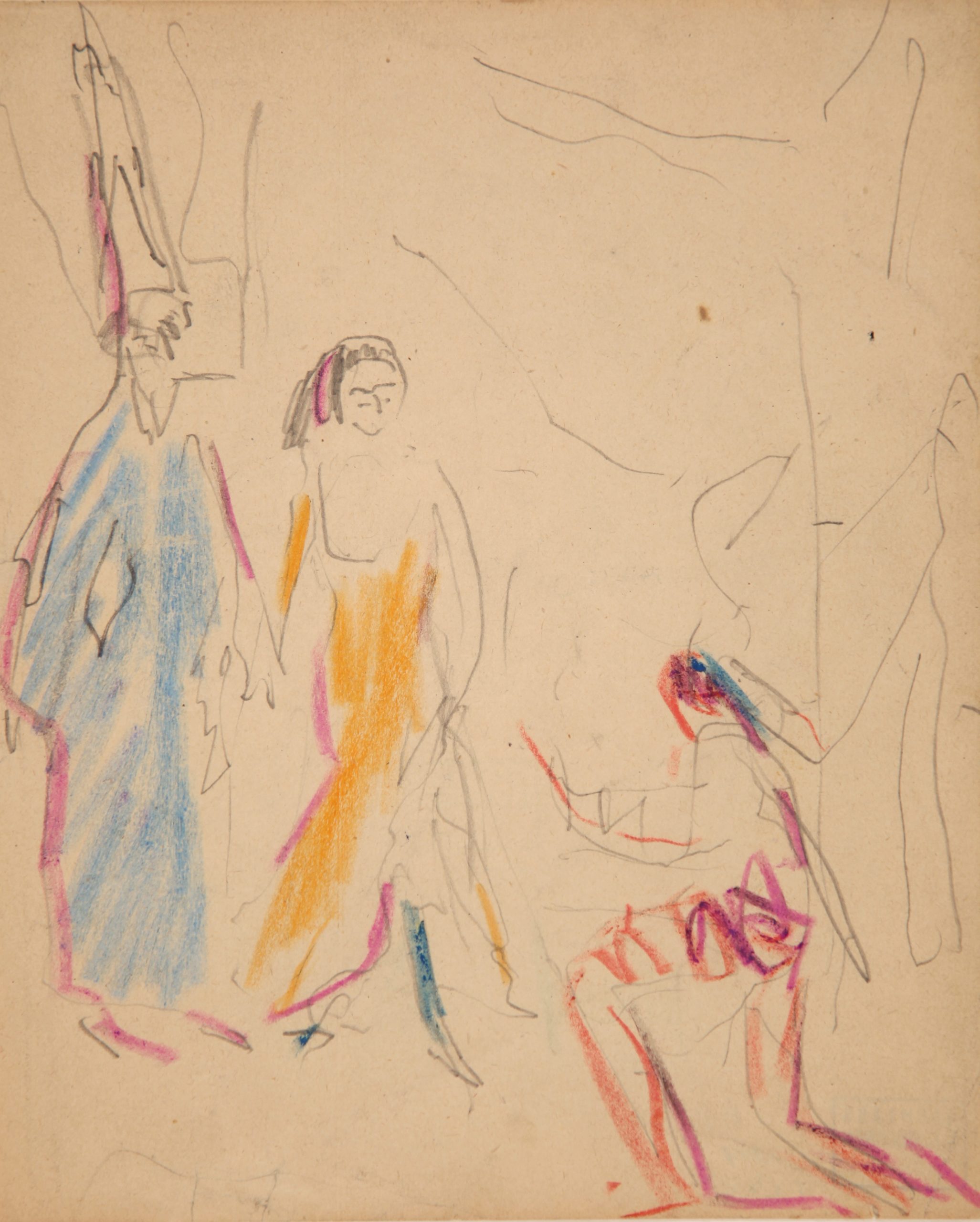 Kabarettszene (Cabaret Scene) by Ernst Ludwig Kirchner