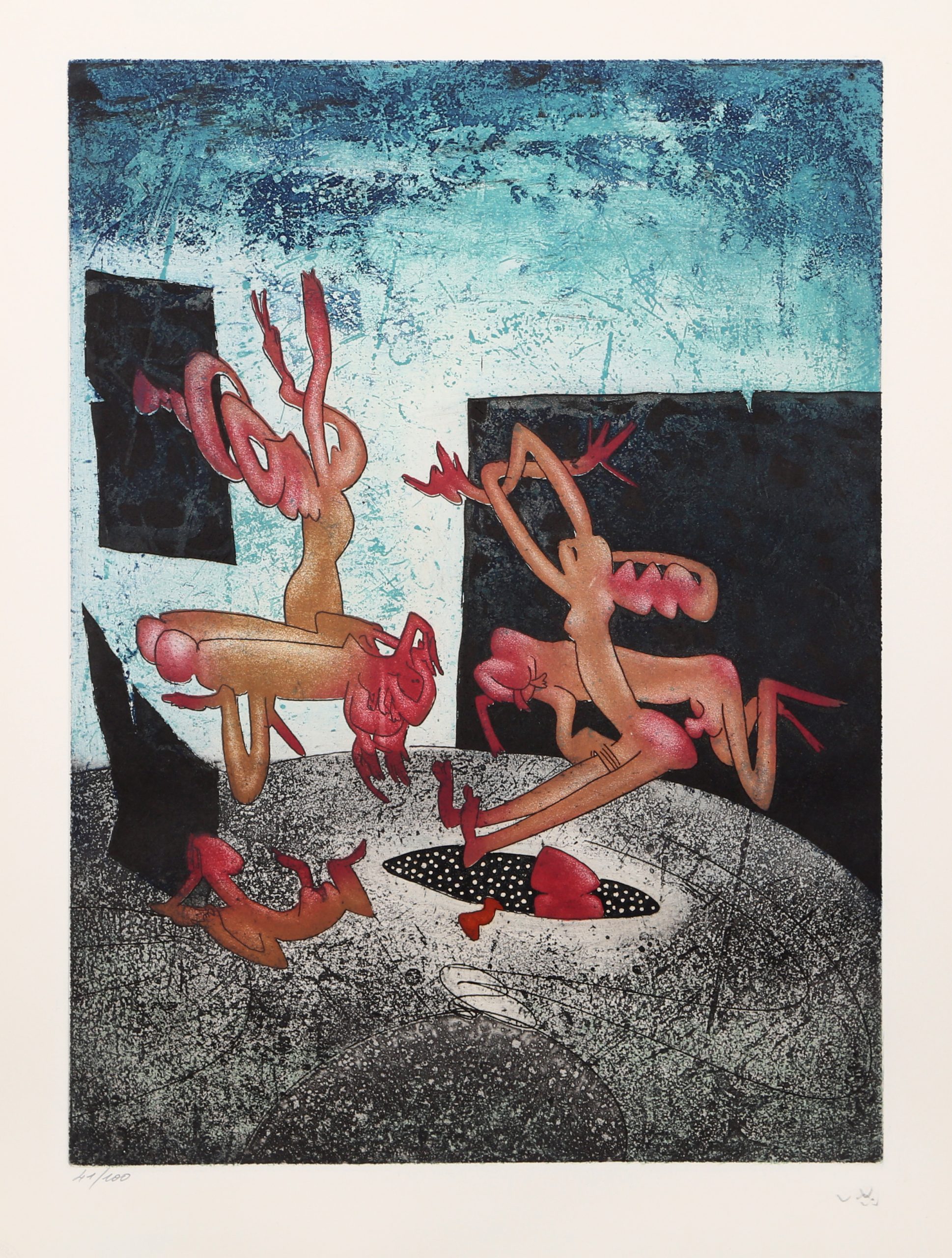 La Danse de la Mort – Planche 8 (300) by Roberto Matta