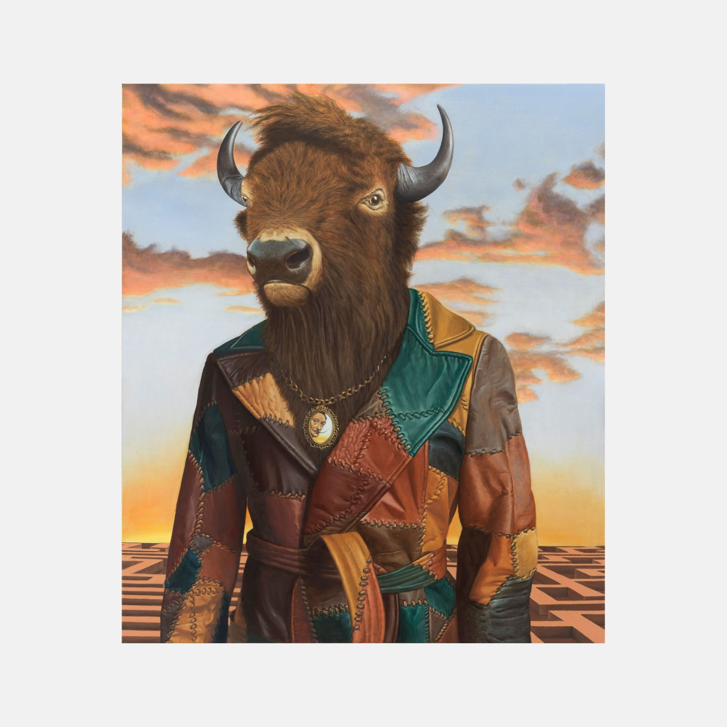 Buffalo Minotaur by Sean Landers