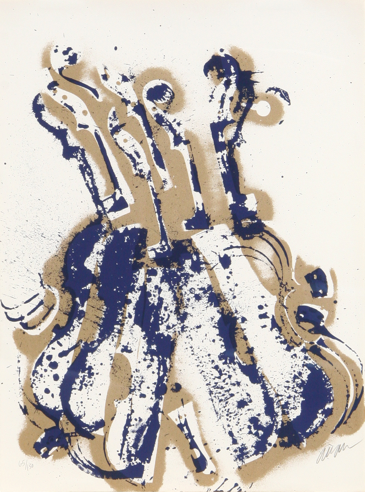 Yves Klein’s Violins by Arman