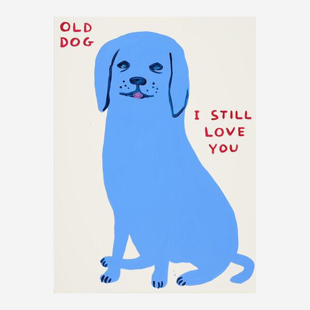 Untitled (Old Dog) by David Shrigley