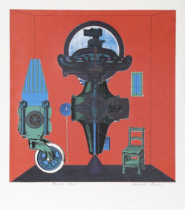 Pop art prints: Metallization Of A Dream by Eduardo Paolozzi