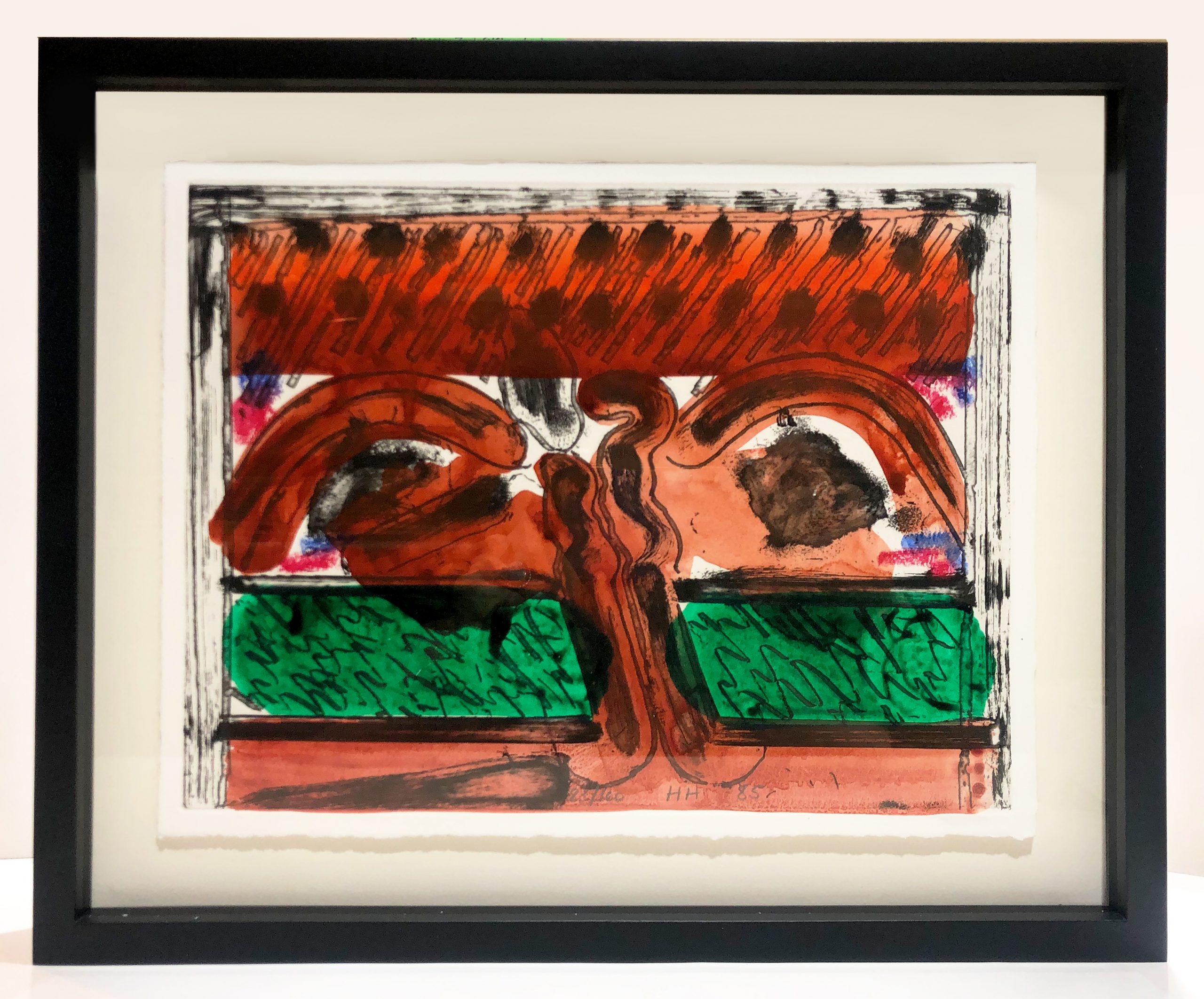 DH in Hollywood (framed) by Howard Hodgkin