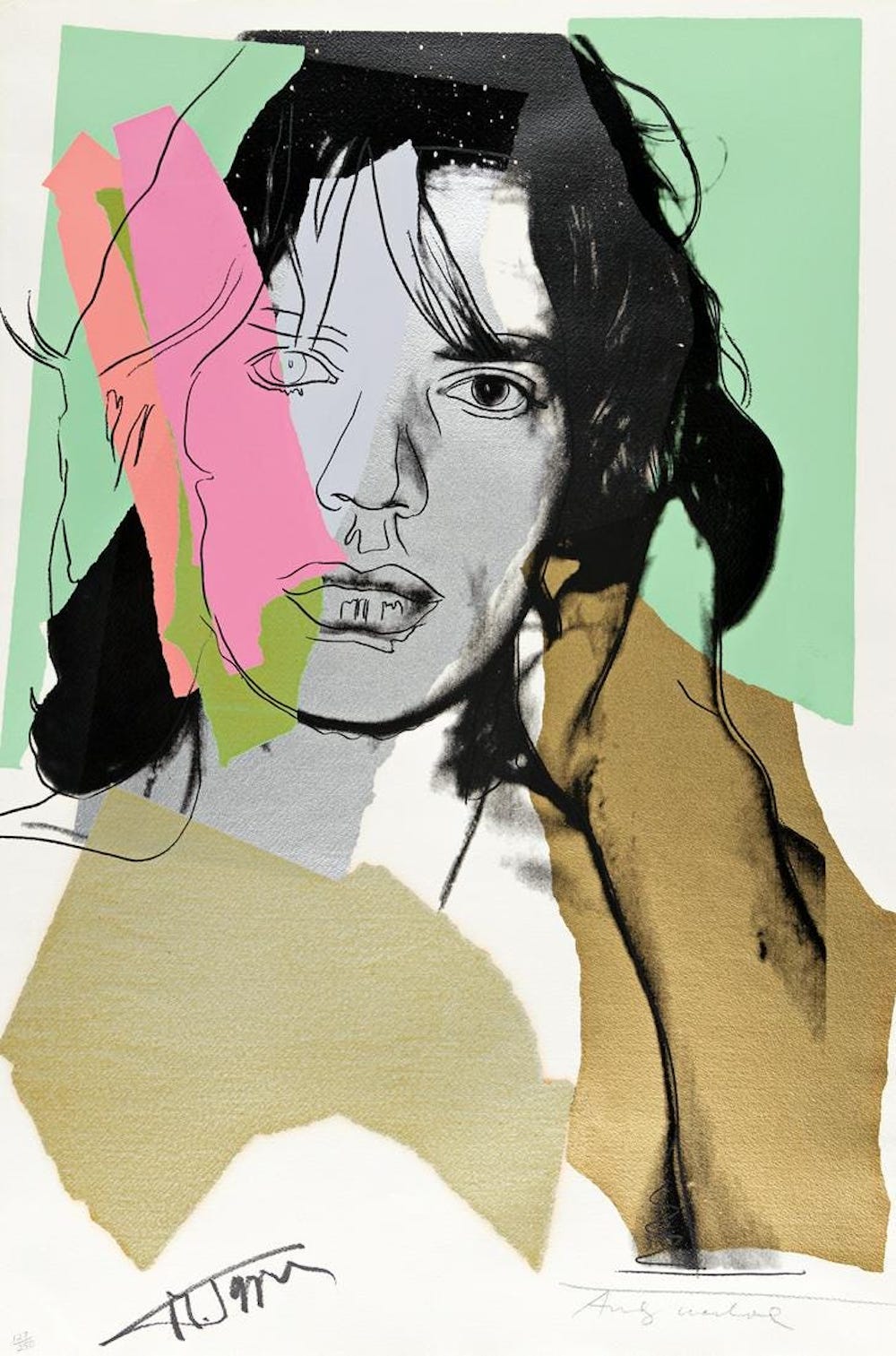 Mick Jagger FS 11.140 by Andy Warhol