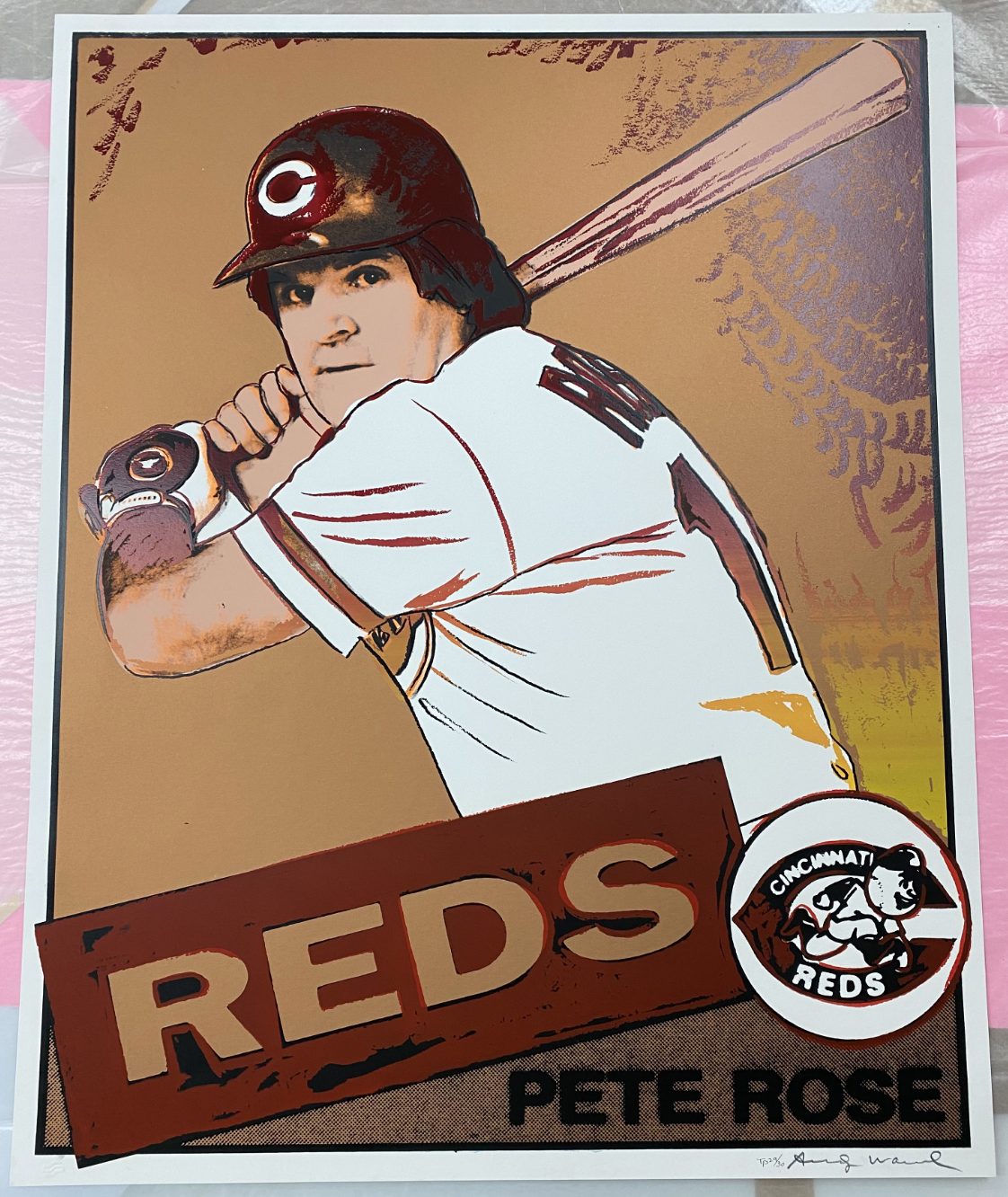 Pete Rose Trial Proof by Andy Warhol