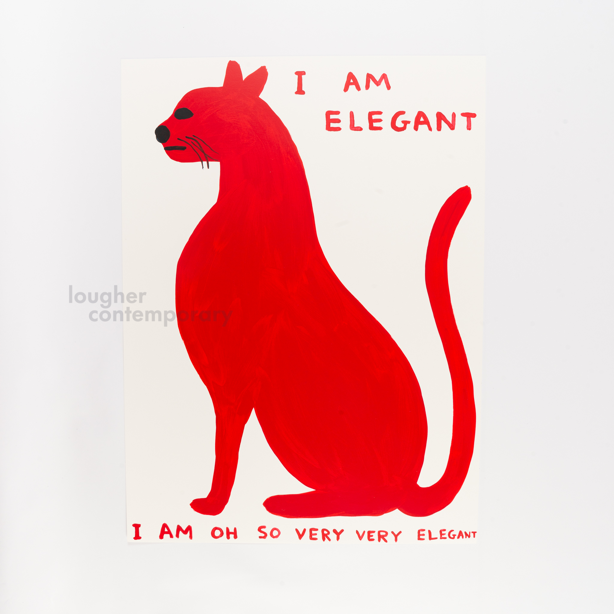 I Am Elegant by David Shrigley