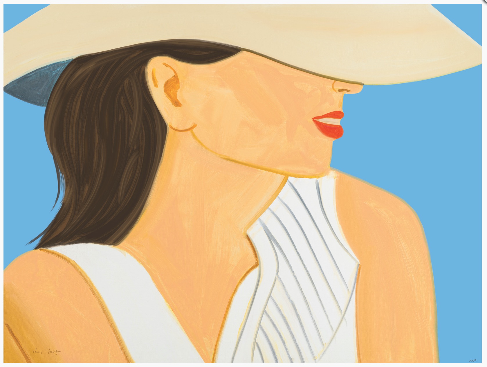 Vivien with Hat by Alex Katz