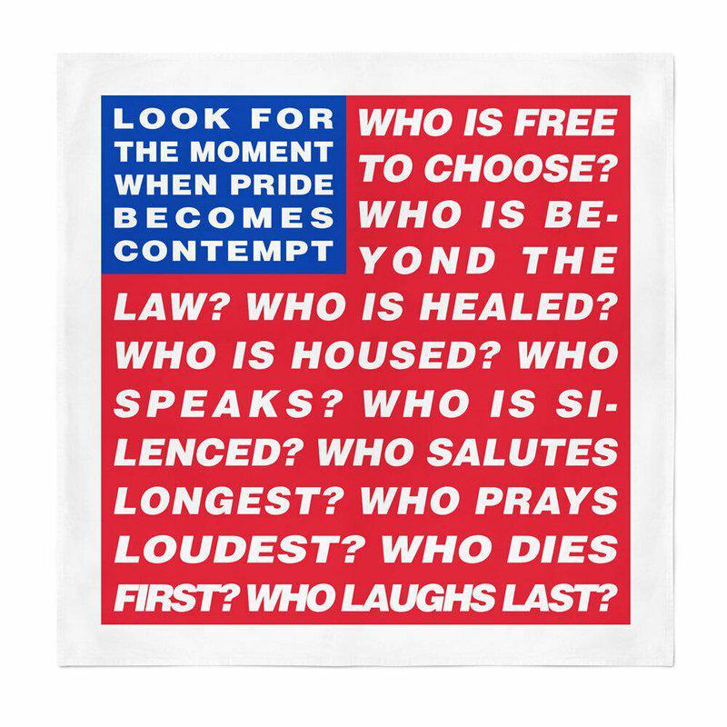 Untitled (Flag) by Barbara Kruger