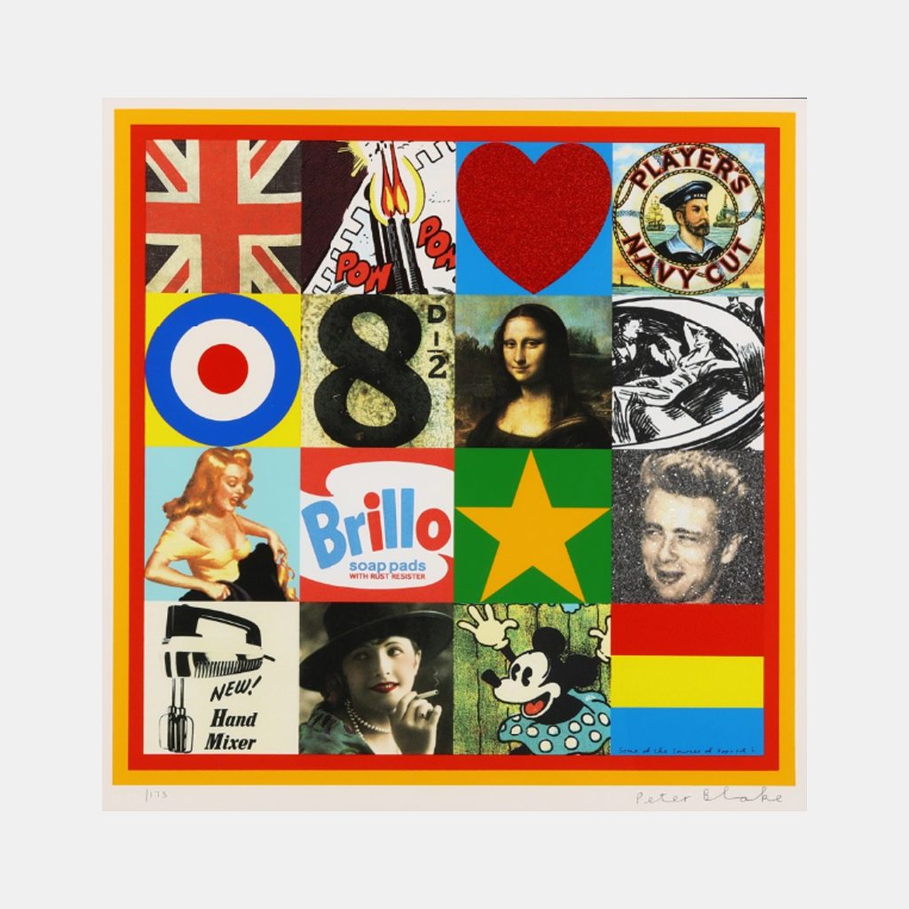 Some of the Sources of Pop Art V by Peter Blake