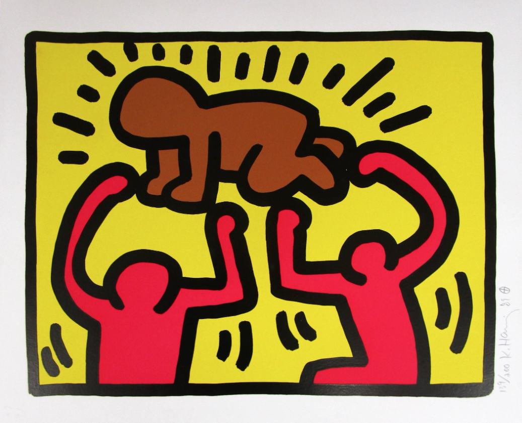 Pop Shop IV (B) by Keith Haring