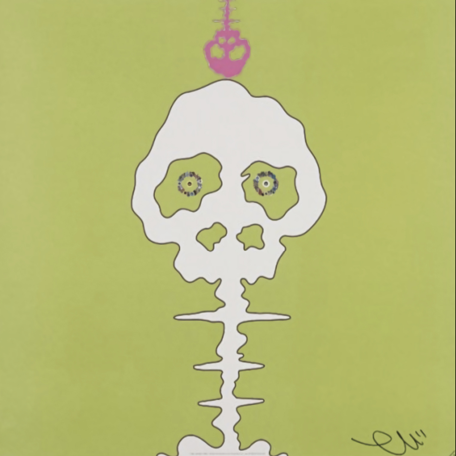 Lime Time by Takashi Murakami