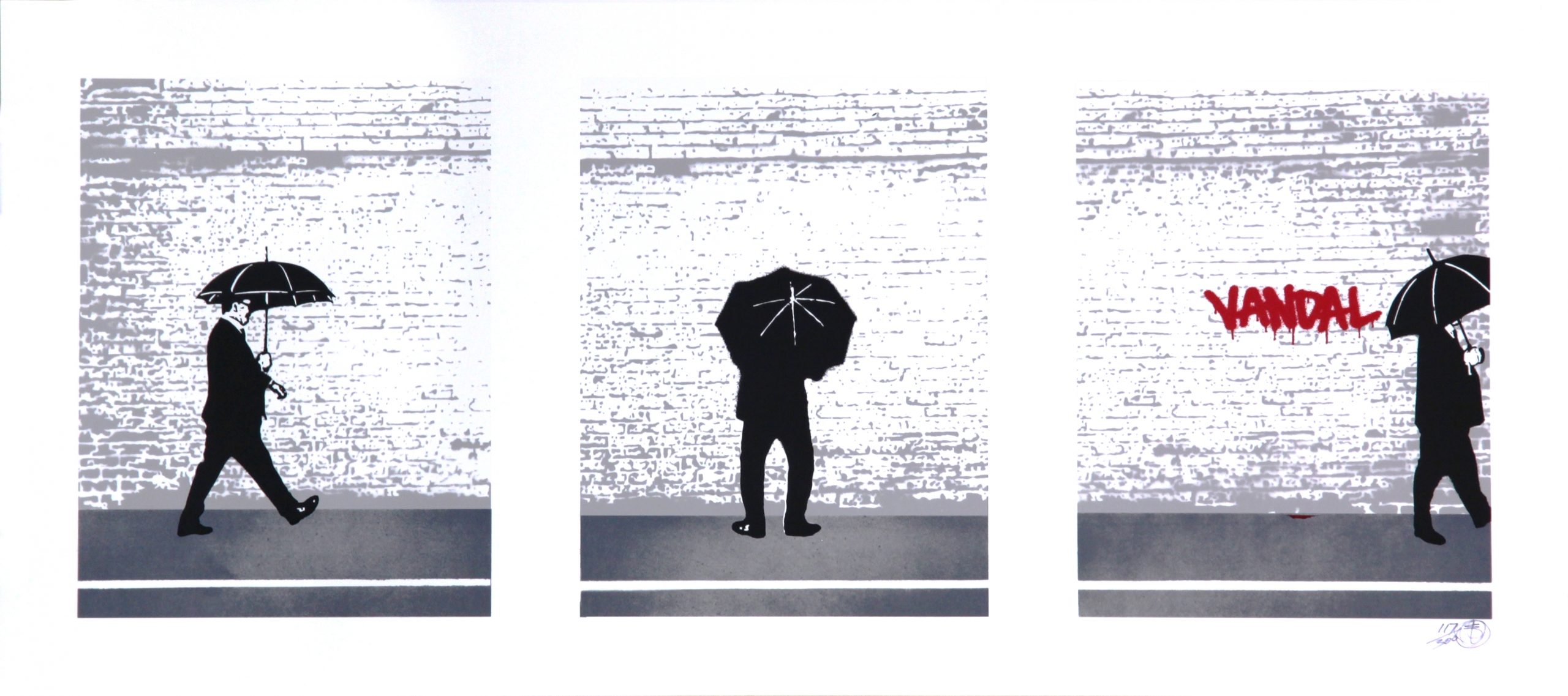 Vandal Triptych by Nick Walker