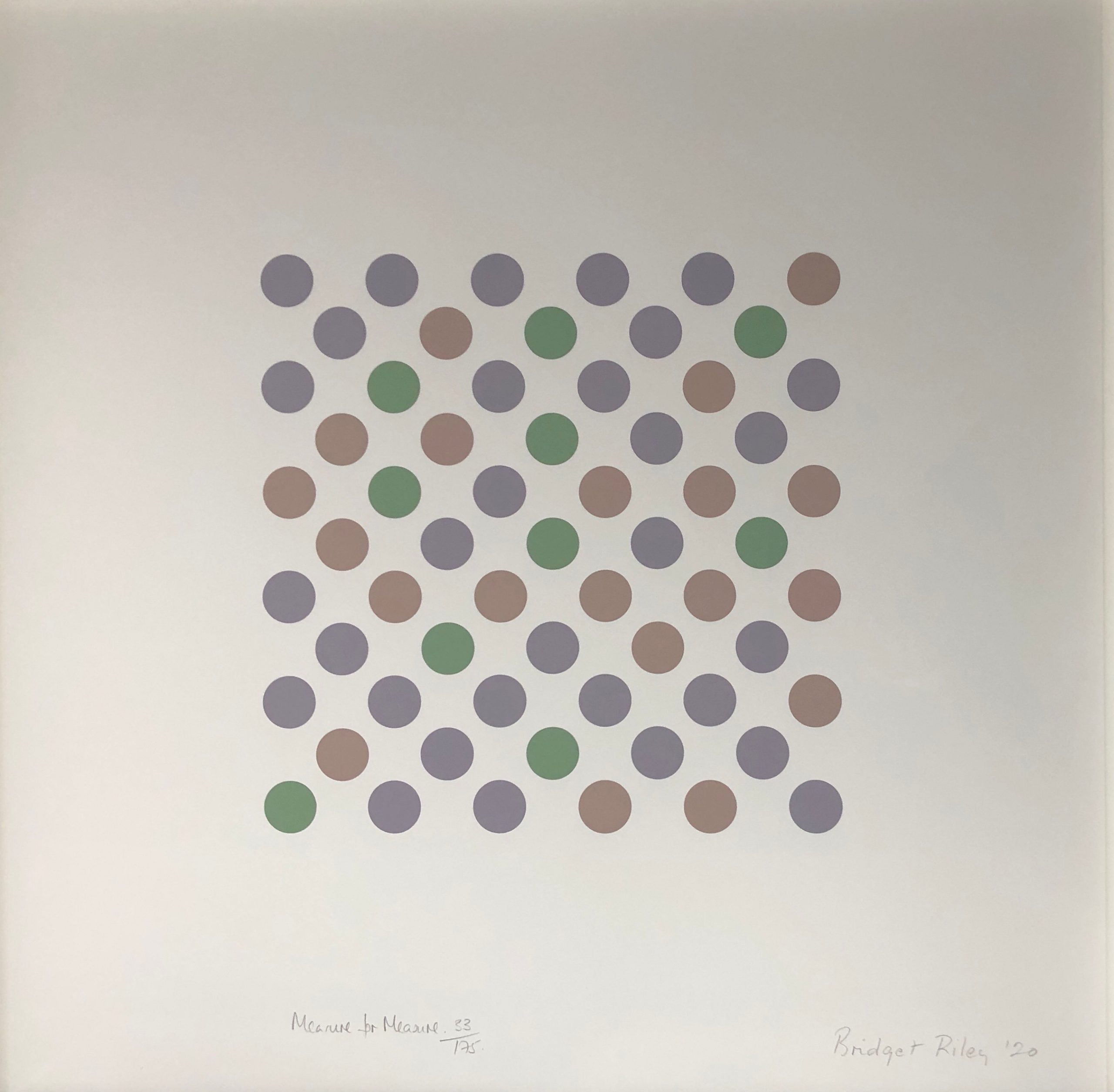 Measure for Measure by Bridget Riley