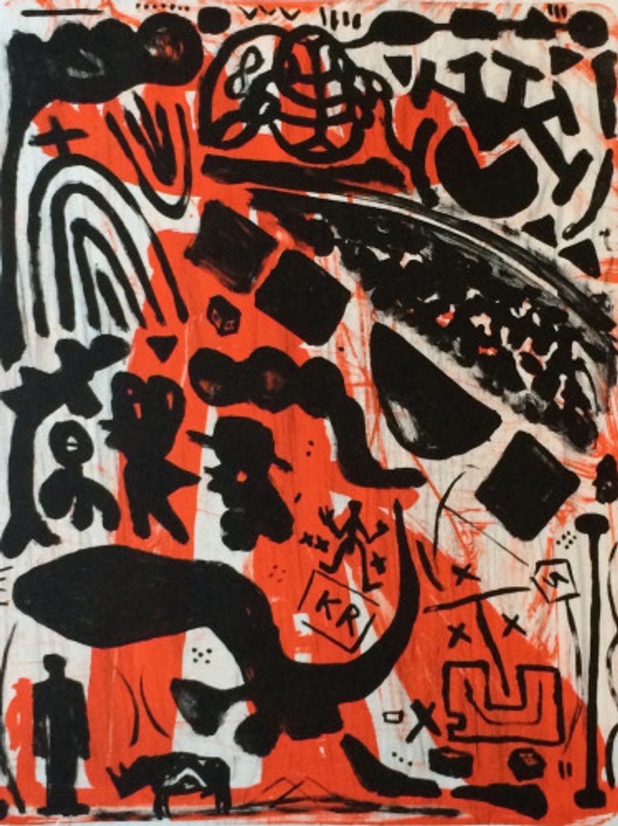 Homage to Beuys by A.R. Penck