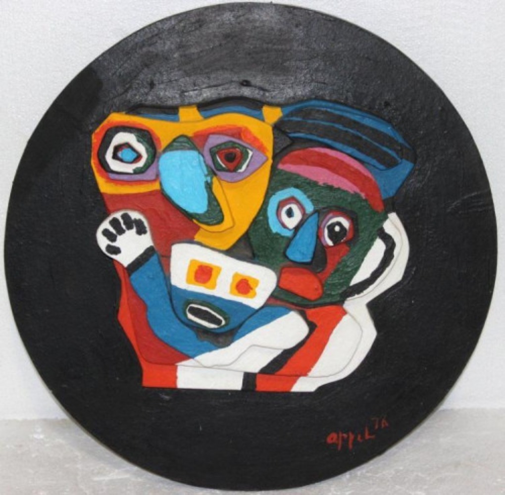 Floating Family, by Karel Appel