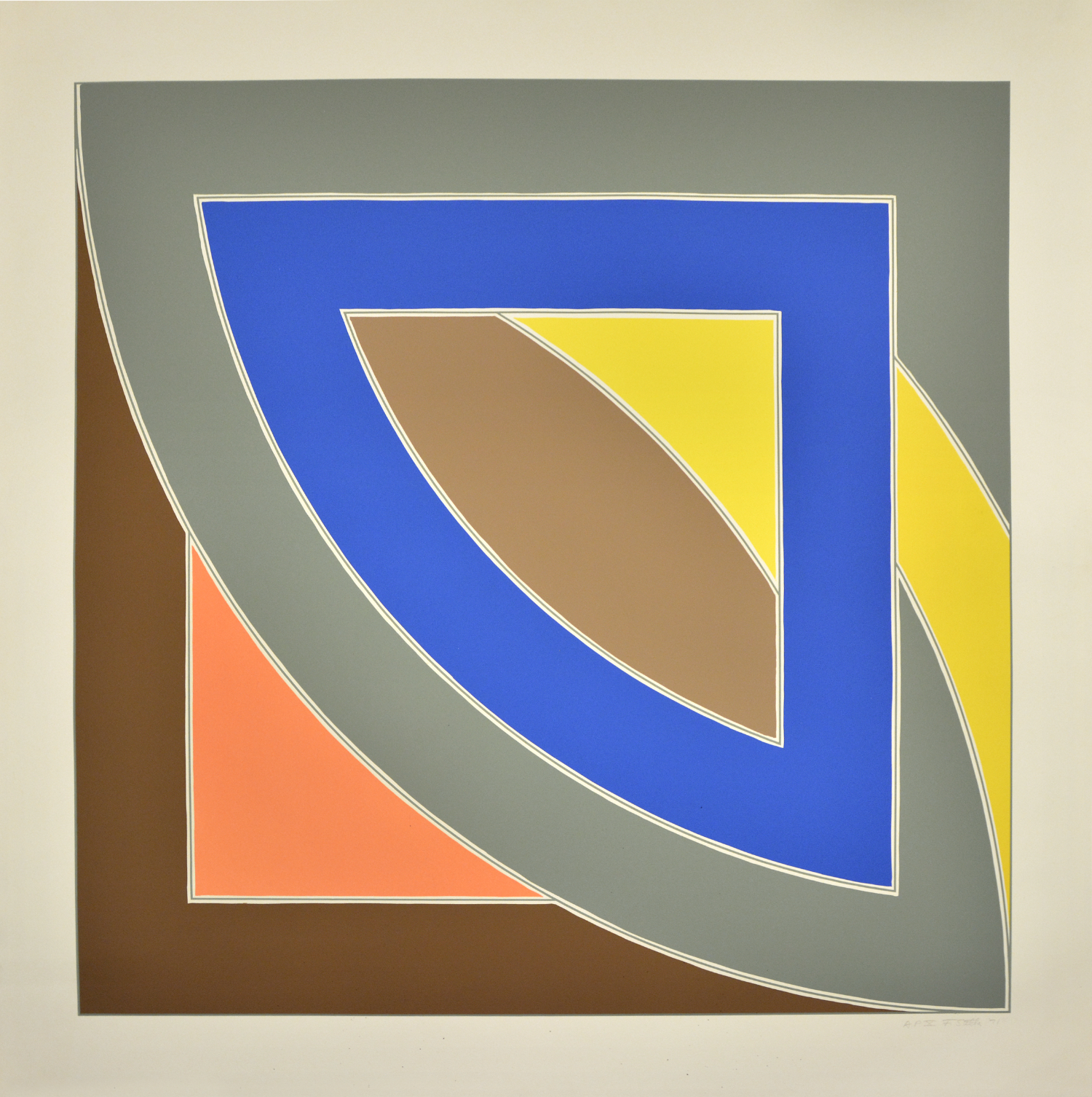 River of Ponds I by Frank Stella