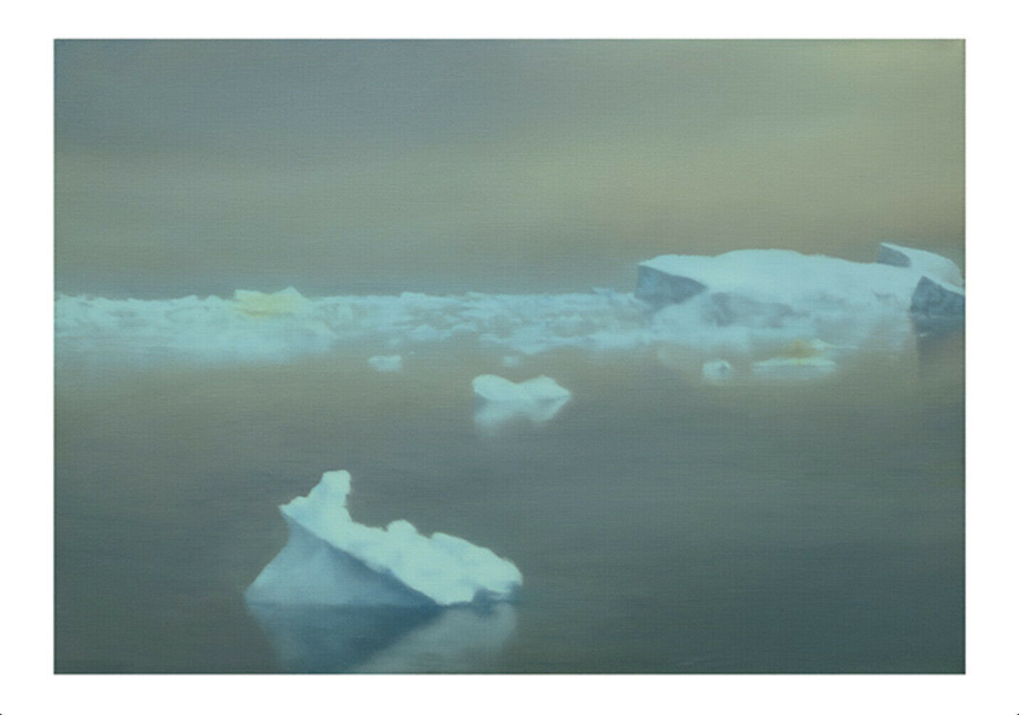 Eis (Ice) (2021) by Gerhard Richter