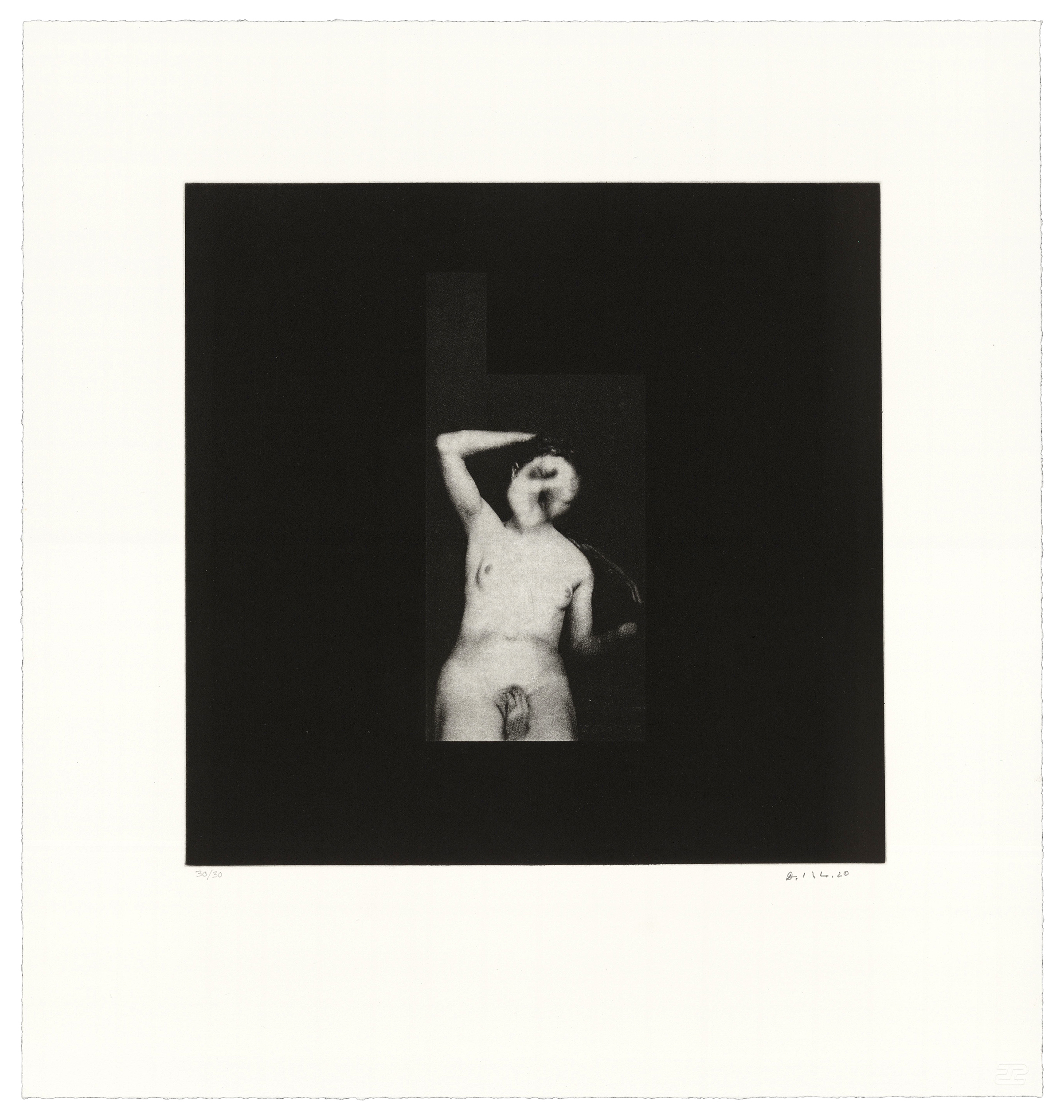 Distorted Nude Photogravure #1 by David Lynch