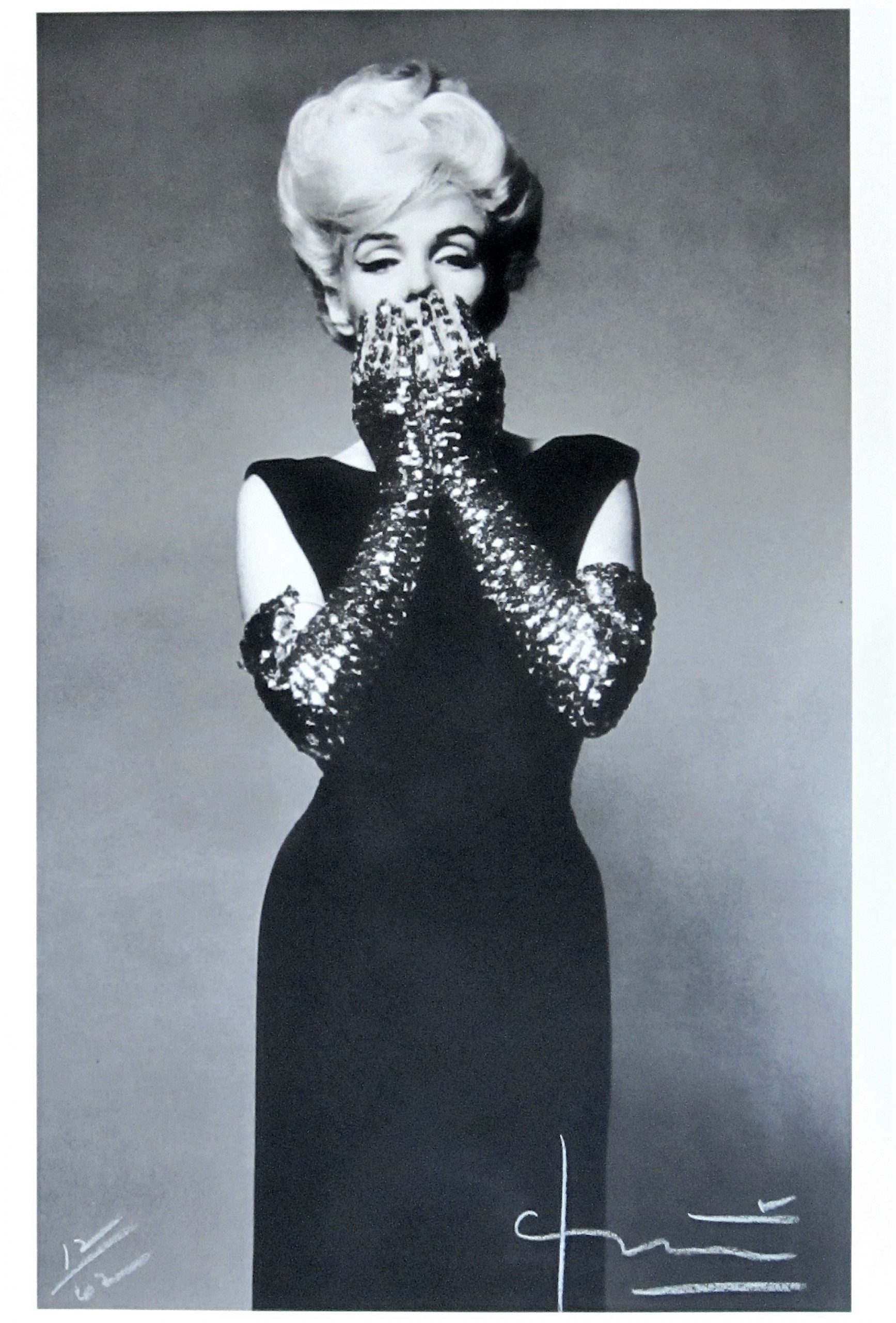 Marilyn with Sequin Gloves by Bert Stern