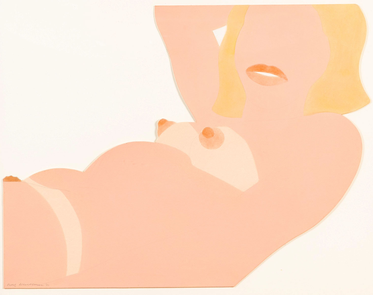 Great American Nude Cut-Out by Tom Wesselmann