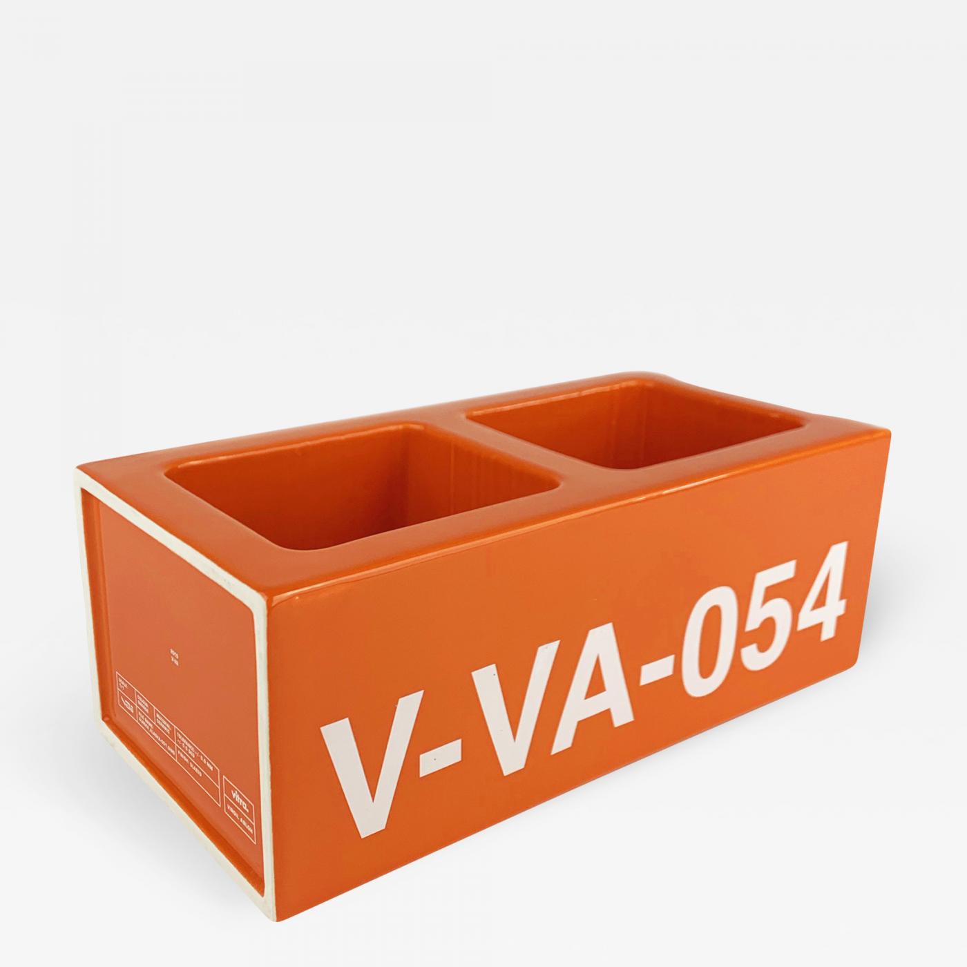 Virgil Abloh x Vitra Ceramic Block Orange by Virgil Abloh