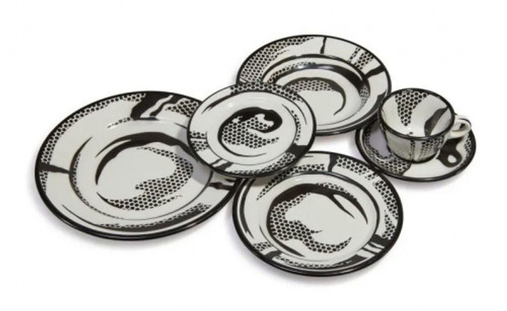 Dinnerware: One Setting by Roy Lichtenstein