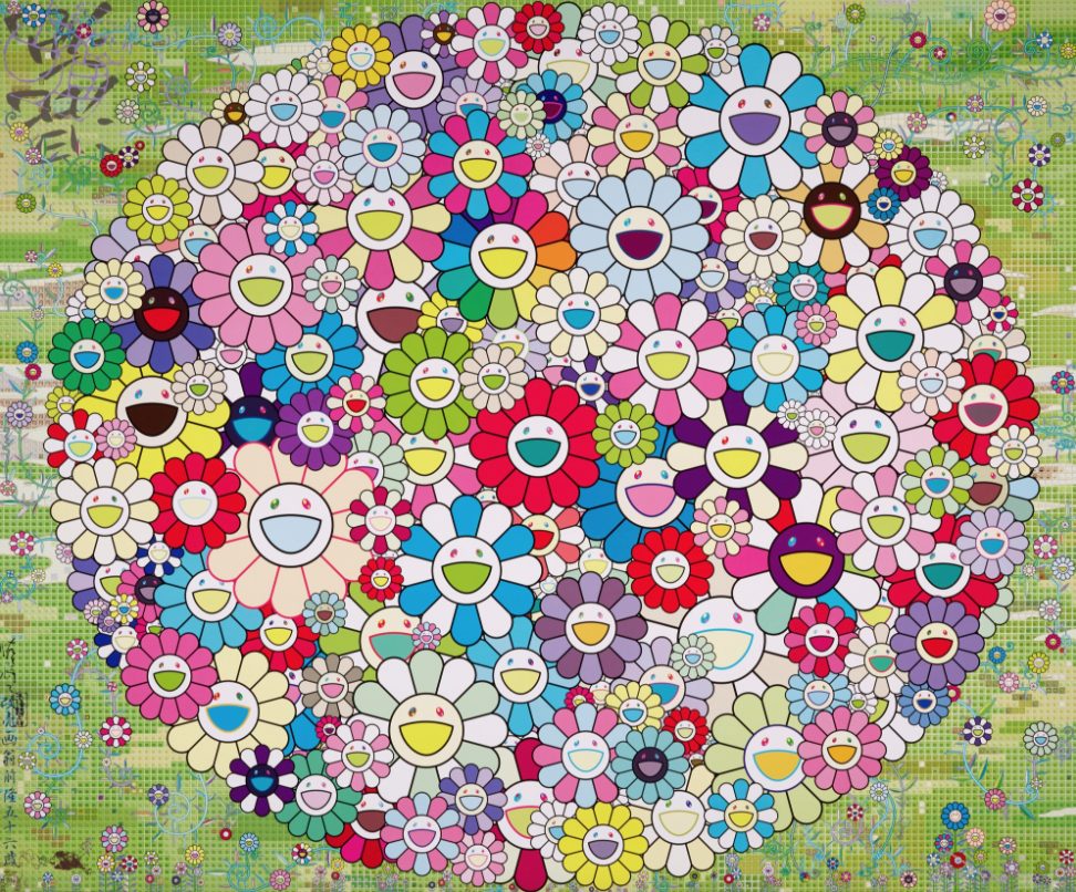 Korpokkur in the Forest by Takashi Murakami