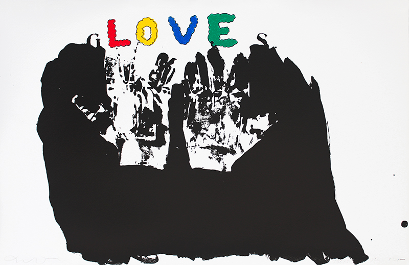 gLOVEs – from the “Oo La La” portfolio by Jim Dine