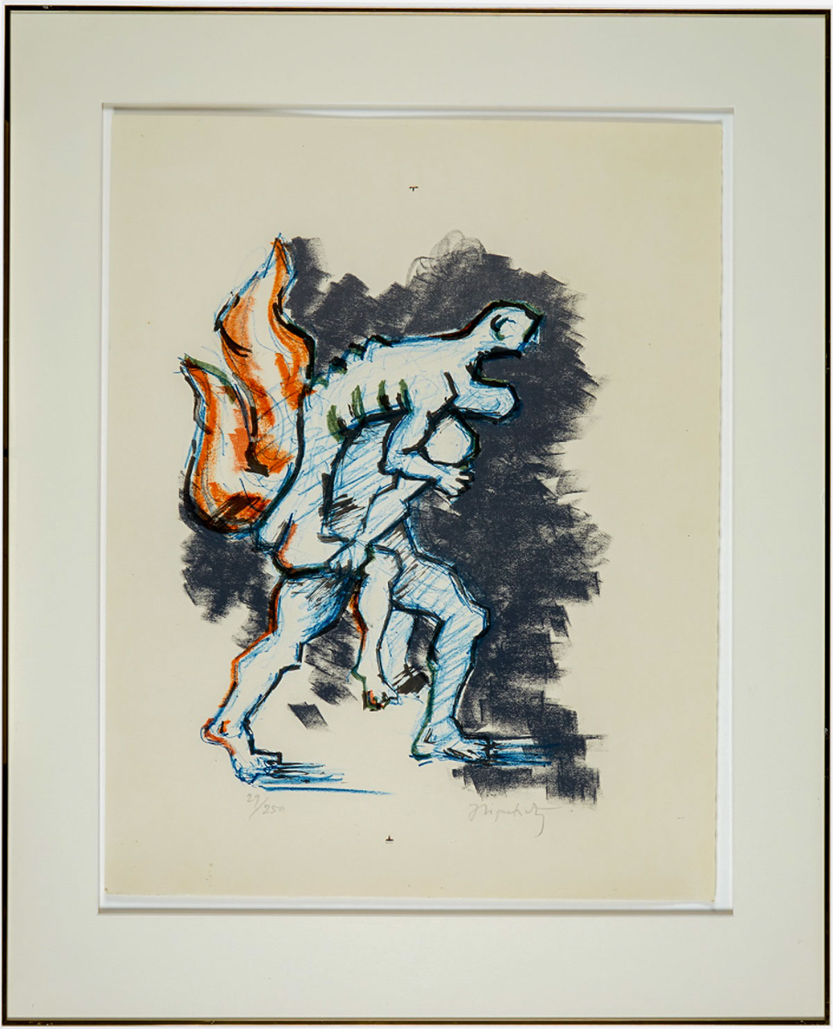 Untitled (from the flights portfolio) by Jacques Lipchitz