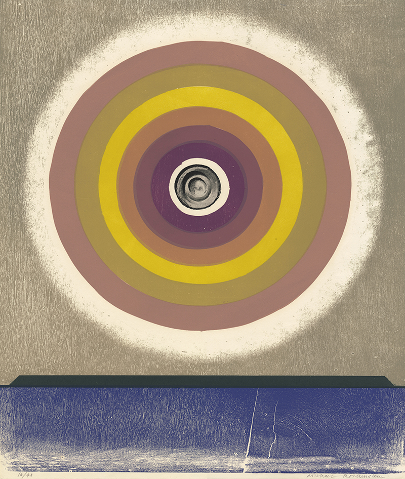 Circle – Violet and Yellow by Michael Rothenstein