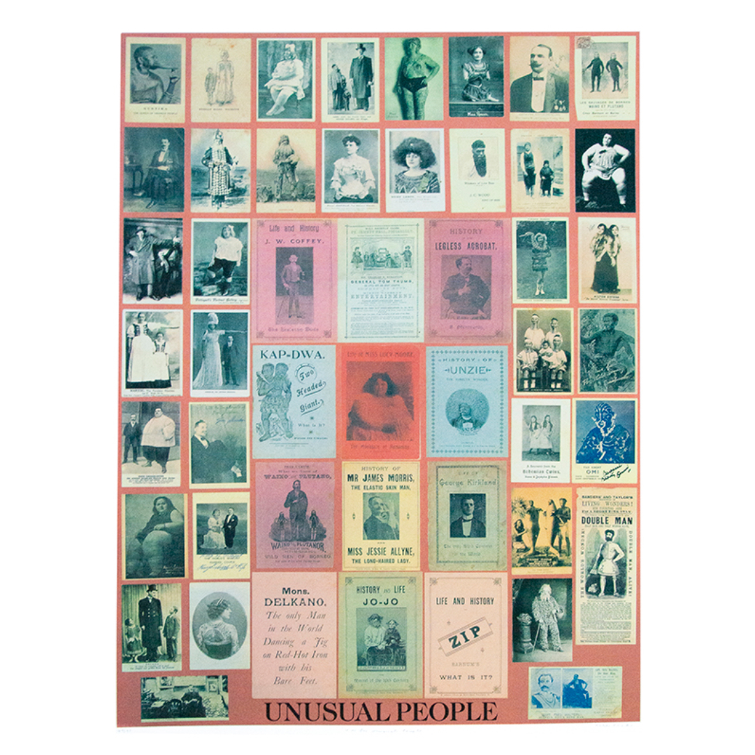 U is for Unusual People, from Alphabet Series by Peter Blake