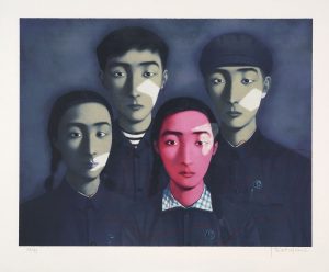 Miami Art Week Bloodline: Big Family by Zhang Xiaogang