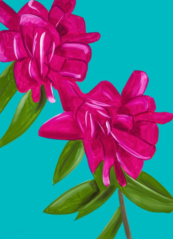 Alex Katz Peonies