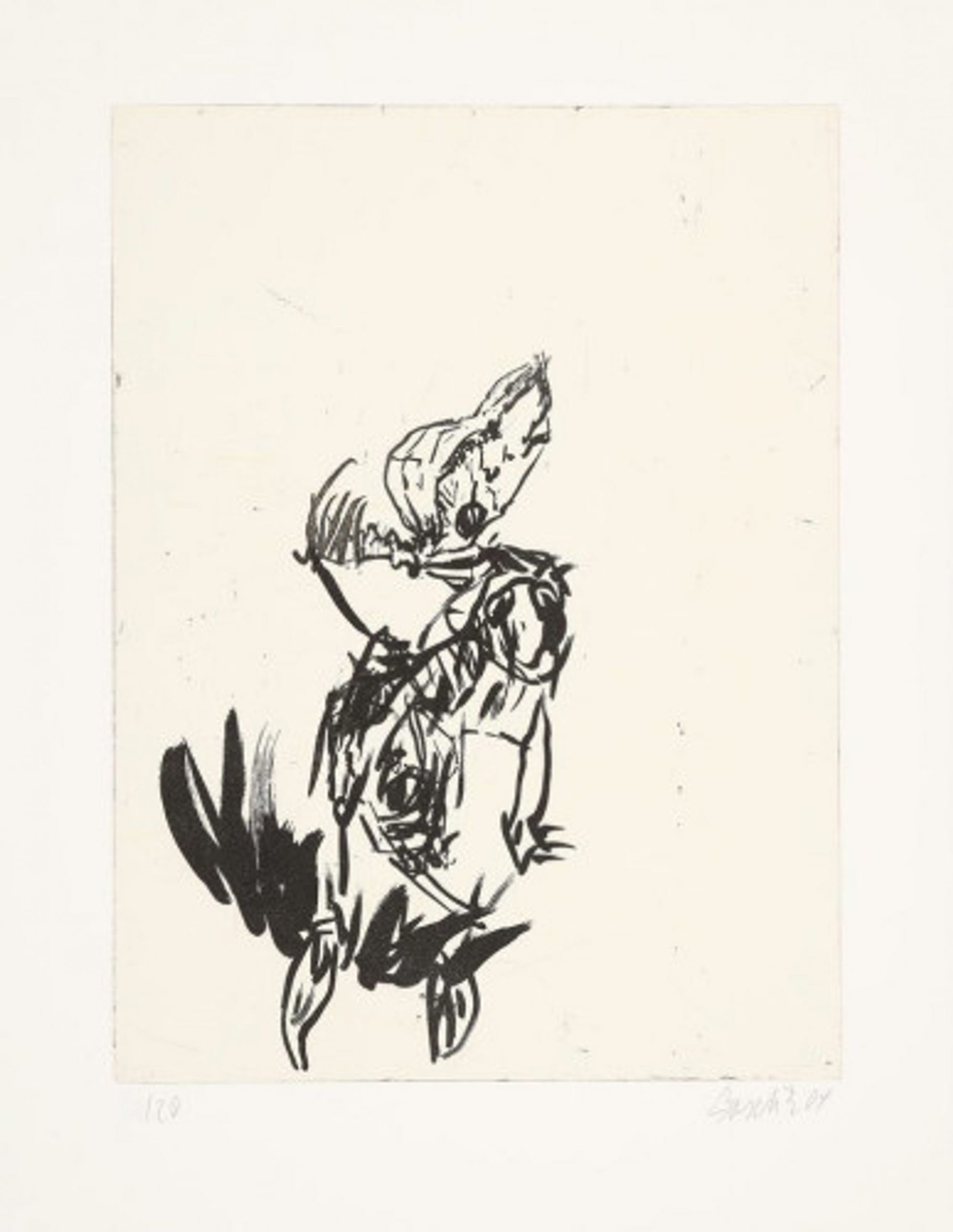 Aus der Anatomie (From anatomy) by Georg Baselitz