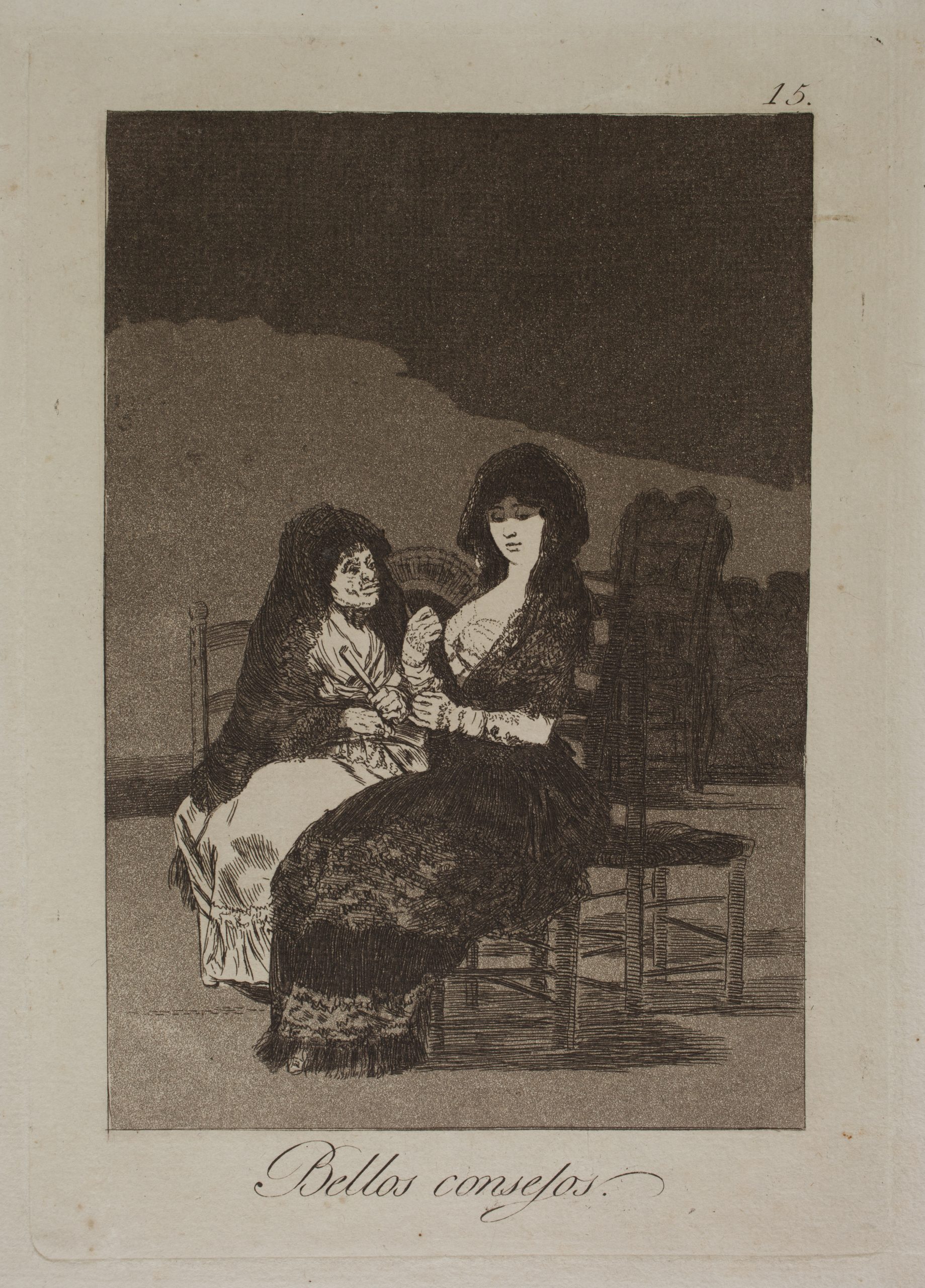 Bellos consejos [Pretty teachings] by Francisco Goya