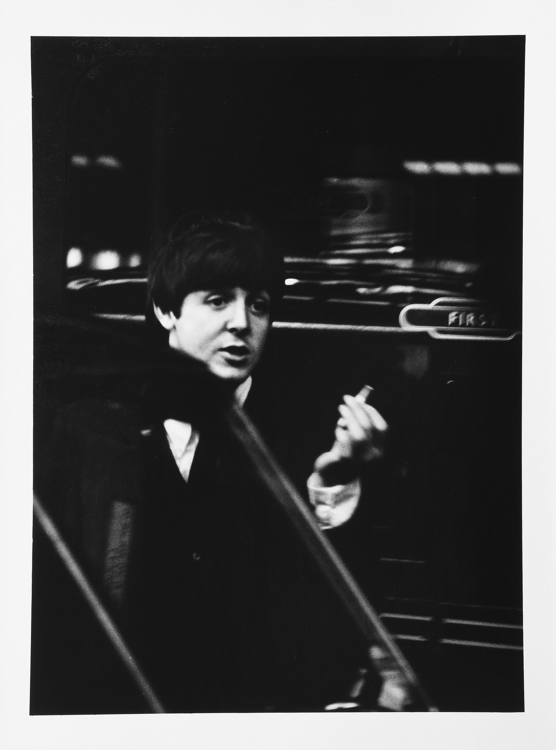 Paul McCartney with a cab at Marylebone Station by Lord Cristopher Thynne