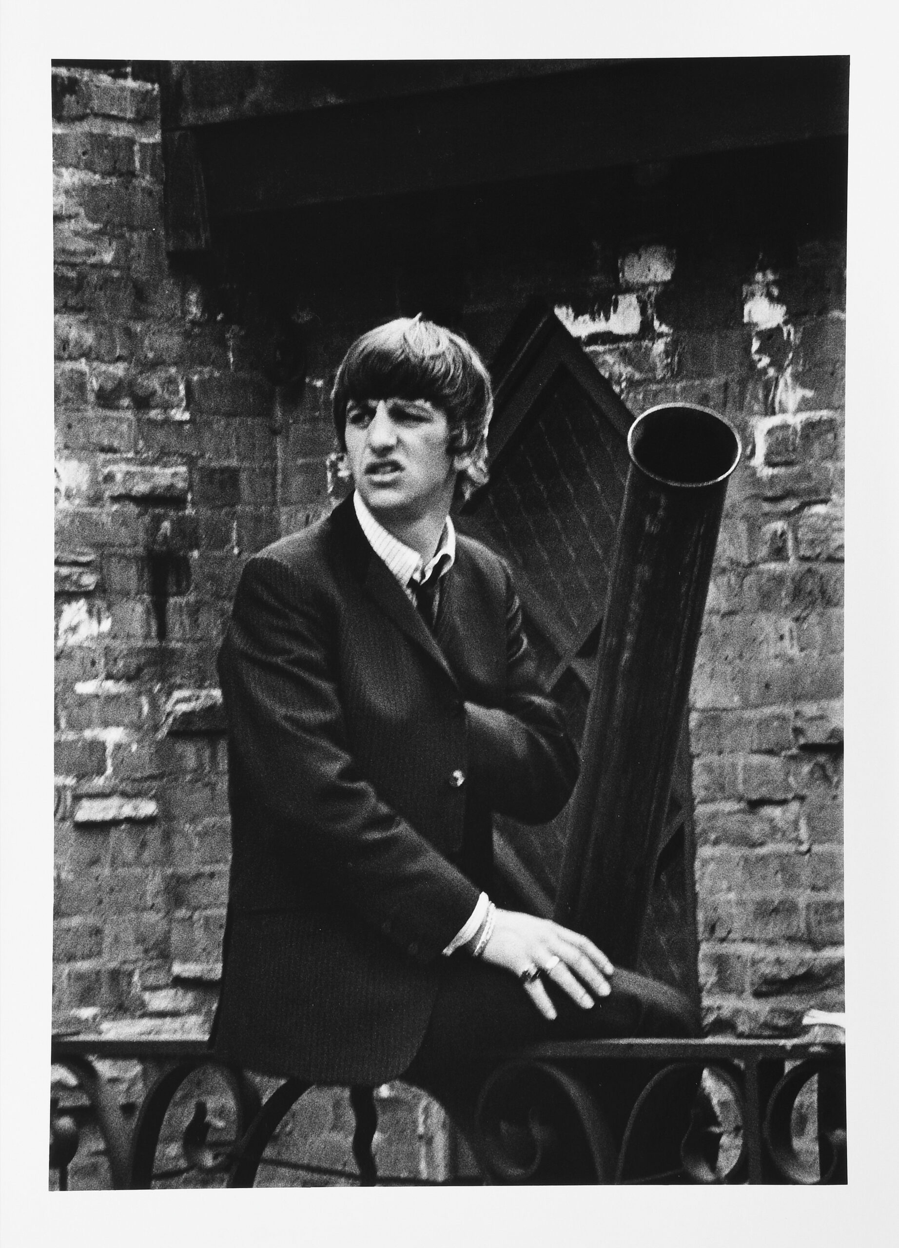 Ringo Starr sitting at Marylebone Station. by Lord Cristopher Thynne