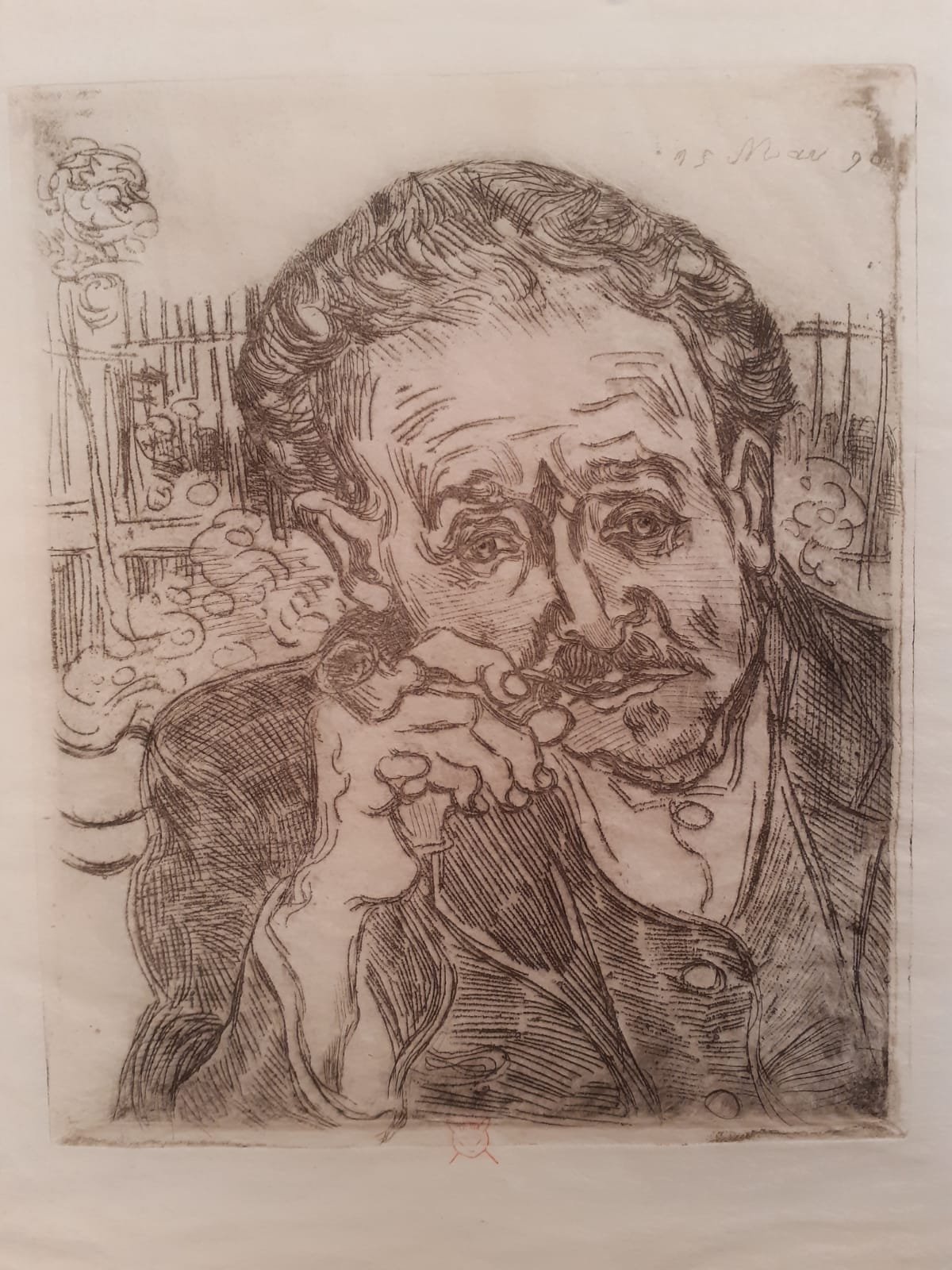 L’homme a la pipe (Portrait du Docteur Gachet) by Vincent Van Gogh