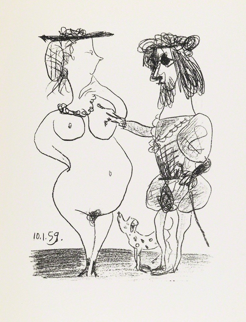 Le Seigneur et la dame by Pablo Picasso